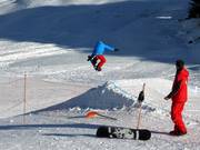 Kicker in the La Nars Children's Ski Paradise