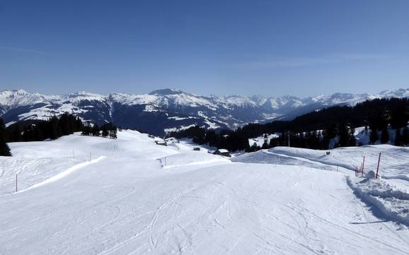Skiing in the Prättigau