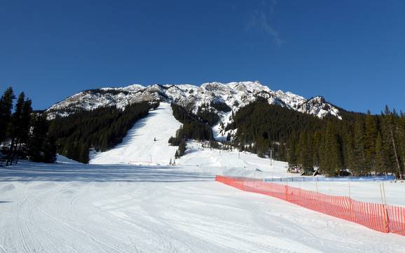 Biggest height difference in the Sawback Range – ski resort Mt. Norquay – Banff