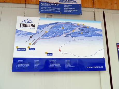 Kufsteinerland: orientation within ski resorts – Orientation Tirolina (Haltjochlift) – Hinterthiersee