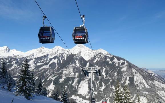 Stodertal: best ski lifts – Lifts/cable cars Hinterstoder – Höss