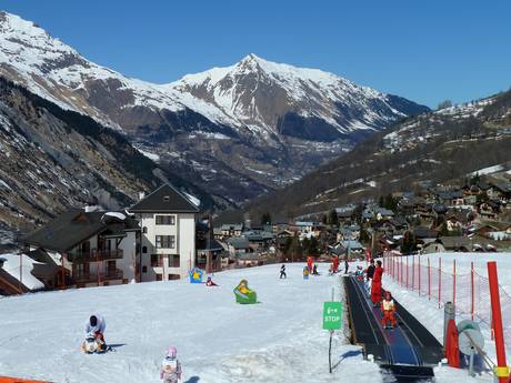 Children's area run by the Ski School in Saint Martin de Belleville 