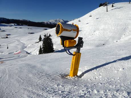Snow reliability Salzburger Saalachtal – Snow reliability Almenwelt Lofer