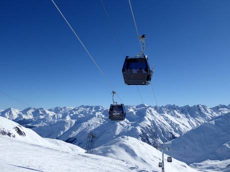 Lepontine Alps: best ski lifts – Lifts/cable cars Andermatt/Oberalp/Sedrun