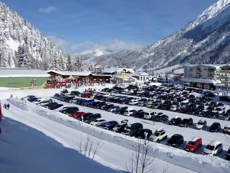 Achensee: access to ski resorts and parking at ski resorts – Access, Parking Christlum – Achenkirch