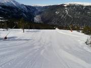 Grimmern slope with a view of Rjukan