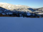 Very good slope grooming at the Grenzwiesen