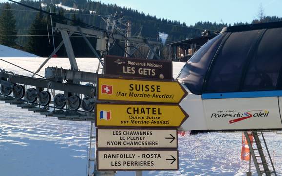 Portes du Soleil: orientation within ski resorts – Orientation Les Portes du Soleil – Morzine/Avoriaz/Les Gets/Châtel/Morgins/Champéry
