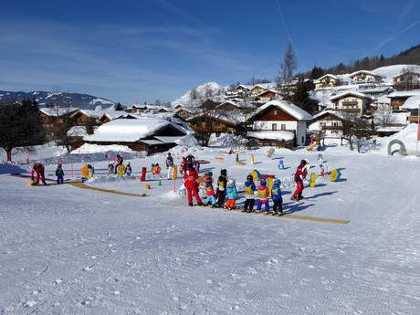 Kinderland Maria Alm children's area run by the Skischule Maria Alm ski school