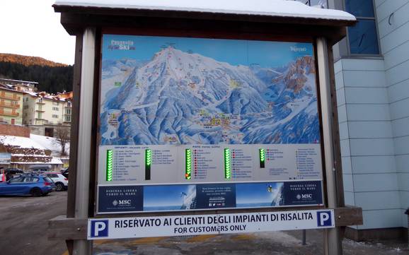 Altopiano della Paganella/Dolomiti di Brenta/Lago di Molveno: orientation within ski resorts – Orientation Paganella – Andalo