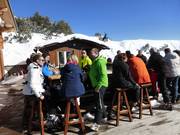 Après-Ski bar in the Bergrestaurant Sareis