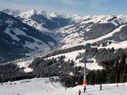 View of Saalbach and Hinterglemm
