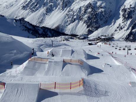 Snow parks Eastern Switzerland – Snow park Ischgl/Samnaun – Silvretta Arena