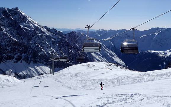Ski lifts Val Senales (Schnalstal) – Ski lifts Val Senales Glacier (Schnalstaler Gletscher)