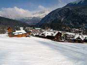 View of the accommodations in Les Houches
