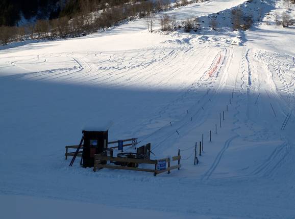 View of the ski slope