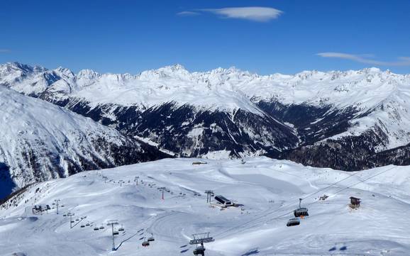 Deferreggen Valley (Defereggental): size of the ski resorts – Size St. Jakob im Defereggental – Brunnalm