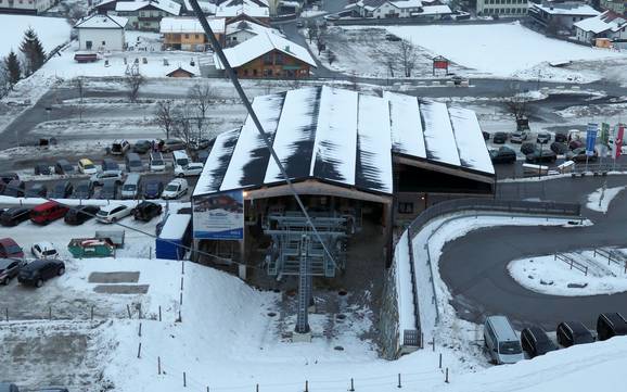 Hall-Wattens Region: access to ski resorts and parking at ski resorts – Access, Parking Glungezer – Tulfes