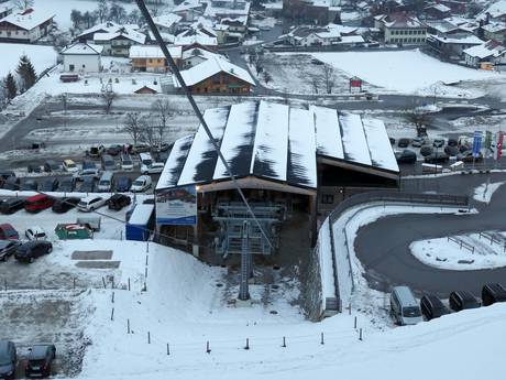 Innsbruck: access to ski resorts and parking at ski resorts – Access, Parking Glungezer – Tulfes
