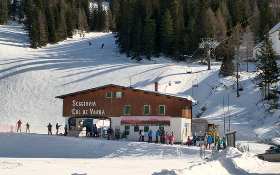 Highest base station in Cortina d’Ampezzo – ski resort Misurina – Passo Tre Croci