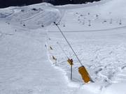 Snow-making lance on the Lauchernalp