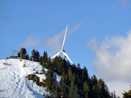 Pacific Ranges: environmental friendliness of the ski resorts – Environmental friendliness Grouse Mountain