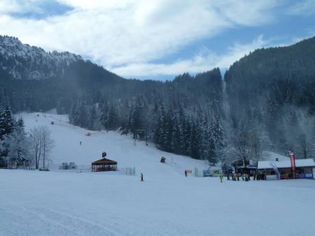 Ammergau Alps: size of the ski resorts – Size Kolbensattel – Oberammergau