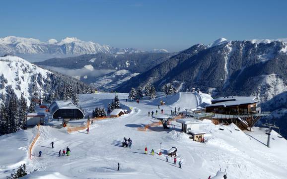 Biggest height difference in the Rottenmann und Wölz Tauern – ski resort Riesneralm – Donnersbachwald
