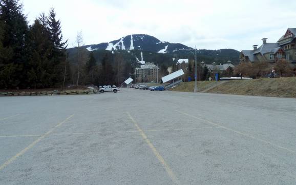 Garibaldi Ranges: access to ski resorts and parking at ski resorts – Access, Parking Whistler Blackcomb
