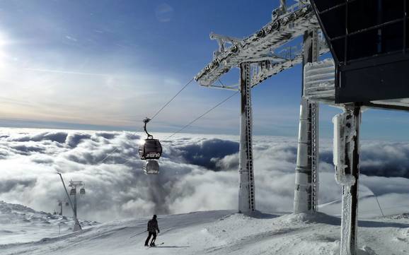 Skiing in the Carpathian Mountains (Karpaty)