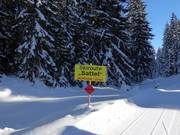 Information about the Sattel ski route