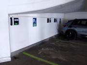 Charging point for electric vehicles in the multi-storey car park