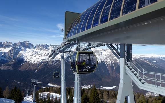 Altopiano della Paganella/Dolomiti di Brenta/Lago di Molveno: best ski lifts – Lifts/cable cars Paganella – Andalo