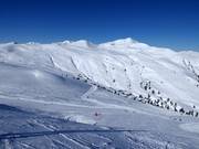 View over the ski resort of Wildkogel