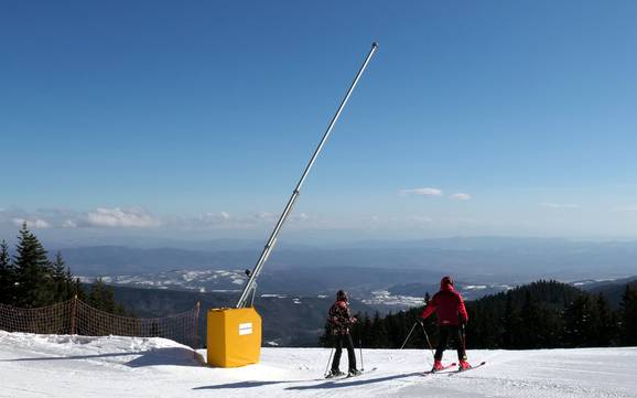 Snow reliability Sofia – Snow reliability Borovets