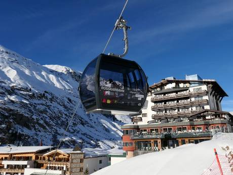 Ötztal: best ski lifts – Lifts/cable cars Gurgl – Obergurgl-Hochgurgl