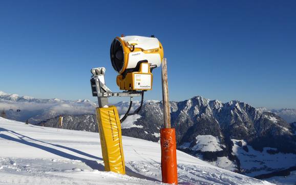 Snow reliability Alpbachtal – Snow reliability Ski Juwel Alpbachtal Wildschönau