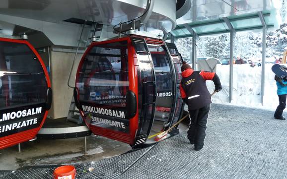 Chiemgau: cleanliness of the ski resorts – Cleanliness Steinplatte-Winklmoosalm – Waidring/Reit im Winkl
