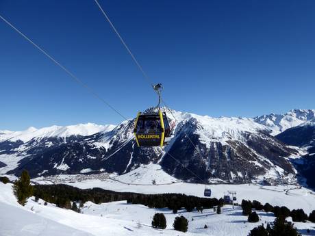 Sesvenna Alps: best ski lifts – Lifts/cable cars Belpiano (Schöneben)/Malga San Valentino (Haideralm)