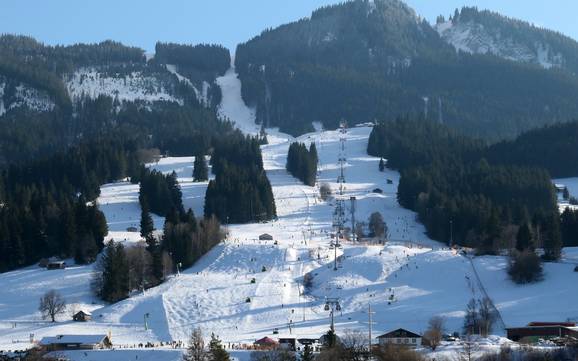 Ostallgäu: size of the ski resorts – Size Nesselwang – Alpspitze (Alpspitzbahn)
