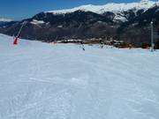 Flat slopes in Courchevel