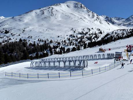 Ski resorts for beginners in the Inn Valley (Inntal) – Beginners Nauders am Reschenpass – Bergkastel