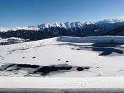 Reservoir in the Serre Chevalier ski resort