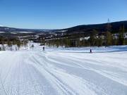 Fairly easy slope in the ski resort of Stöten