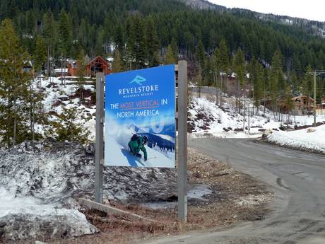Columbia Mountains: access to ski resorts and parking at ski resorts – Access, Parking Revelstoke Mountain Resort