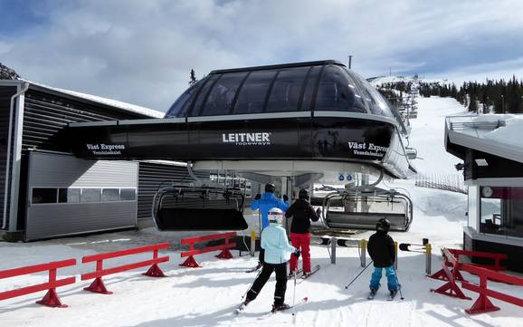 Vemdalen: best ski lifts – Lifts/cable cars Vemdalsskalet