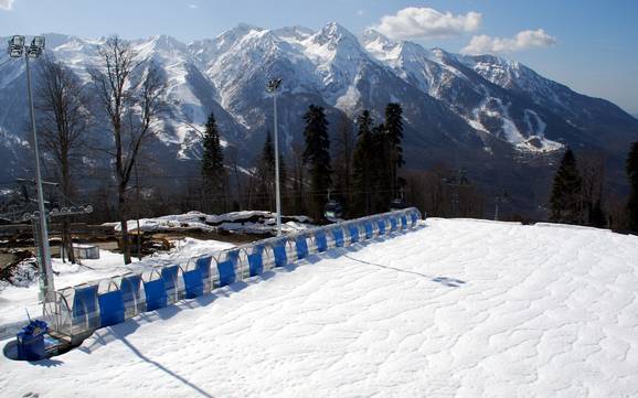 Ski resorts for beginners in Krasnaya Polyana (Sochi) – Beginners Gazprom Mountain Resort