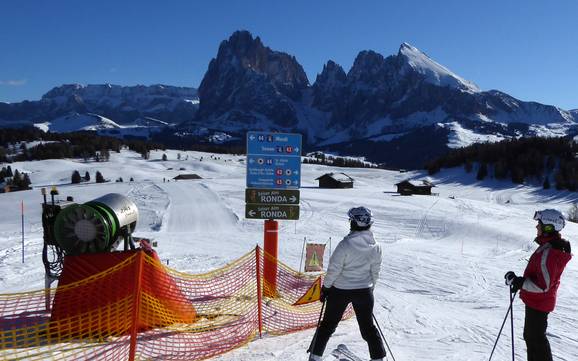 Seiser Alm: orientation within ski resorts – Orientation Alpe di Siusi (Seiser Alm)