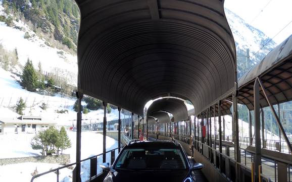 Lötschental: access to ski resorts and parking at ski resorts – Access, Parking Lauchernalp – Lötschental