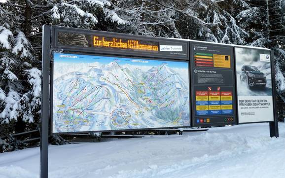 Churwaldnertal (Churwalden Valley): orientation within ski resorts – Orientation Arosa Lenzerheide
